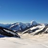 Blick über den Jungfraufirn zum Aletschhorn