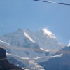 Rückblick zur Jungfrau aus der Jungfraubahn