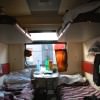 Blick ins Schlafabteil auf dem Weg von Moskau nach Kislovodsk